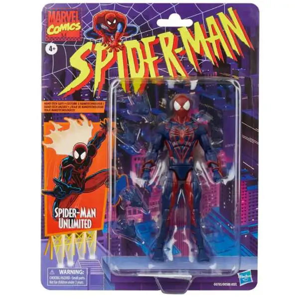 Marvel Legends Retro Series Spider-Man Unlimited Action Figure