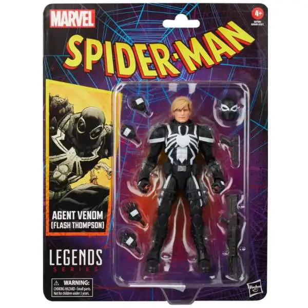 Spider-Man Marvel Legends Retro Series Agent Venom Action Figure [Flash Thompson]