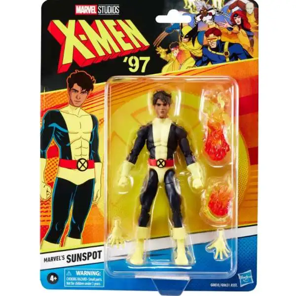 Marvel X-Men 97 Marvel Legends Sunspot 6 Action Figure Damaged