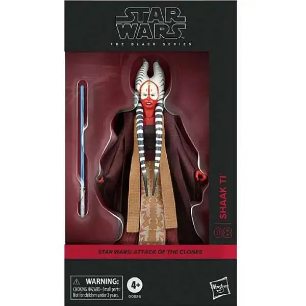Star Wars Attack of the Clones Black Series Shaak Ti Action Figure