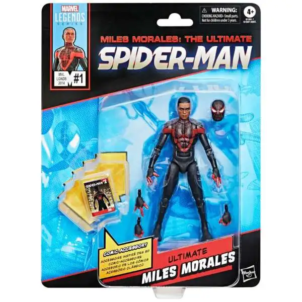 Ultimate Spider-Man Marvel Legends Miles Morales Action Figure [Comics-Inspired]