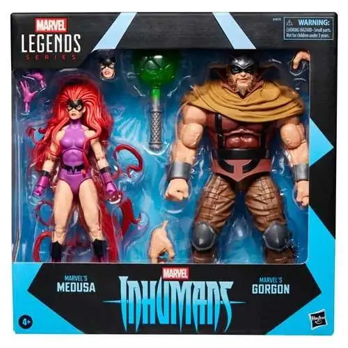 Marvel Inhumans Medusa & Gorgon Action Figure 2-Pack
