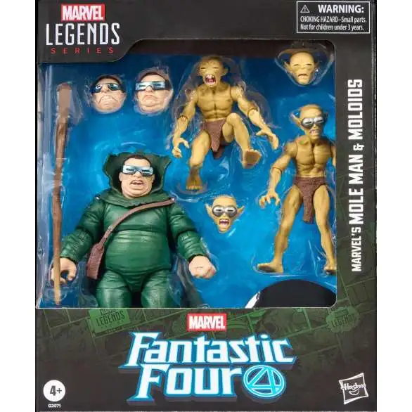 Marvel Fantastic Four Mole Man & Moloids Action Figure 3-Pack