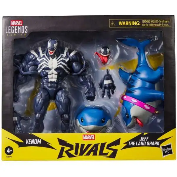 Marvel Legends Rivals Venom & Jeff the Land Shark Action Figure 2-Pack