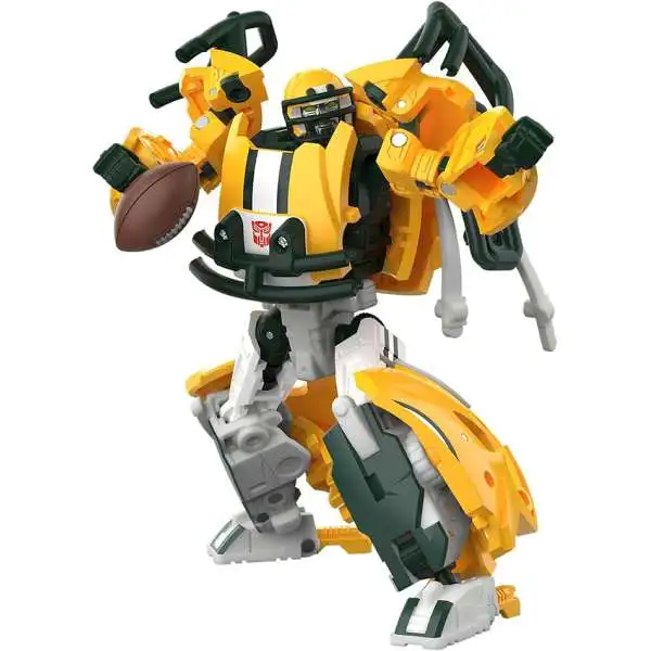 Transformers x NFL Green Bay Packers Tundra Prime Action Figure [Changes from Robot to Helmet]