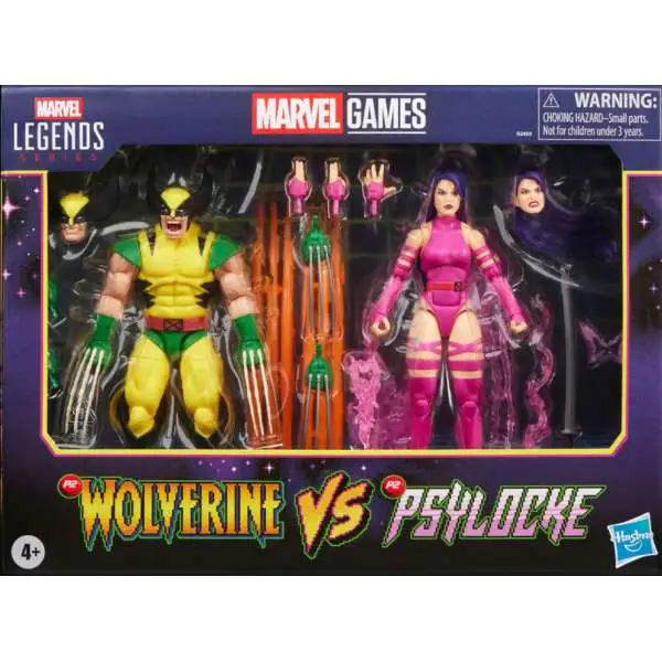 Marvel Legends Wolverine vs Psylocke Action Figure 2-Pack (Pre-Order ships January)