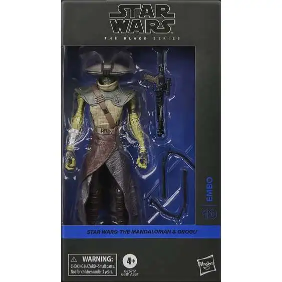 Star Wars The Mandalorian & Grogu Black Series Embo Action Figure (Pre-Order ships July)