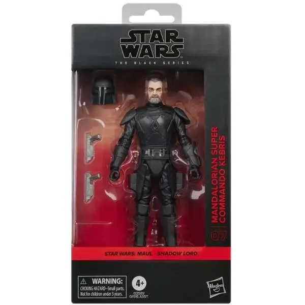 Star Wars The Mandalorian Black Series Super Commando Kebris Action Figure (Pre-Order ships November)