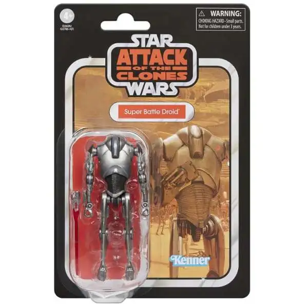 Star Wars Attack of the Clones 2026 Vintage Collection Super Battle Droid Action Figure (Pre-Order ships November)