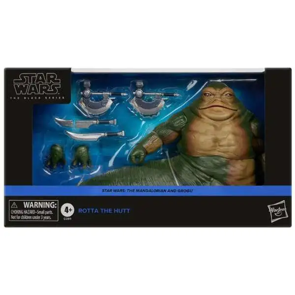 Star Wars The Mandalorian & Grogu Black Series Rotta the Hutt Deluxe Action Figure (Pre-Order ships November)