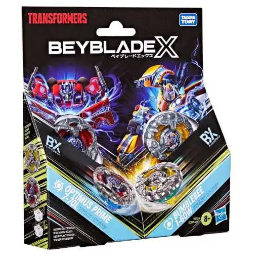 Beyblade X Transformers Collab Optimus Prime 7-70L Bumblebee 1-60W