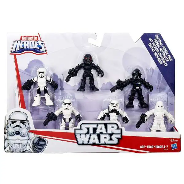 Star Wars Galactic Heroes Imperial Forces Pack Mini Figure 6-Pack Set