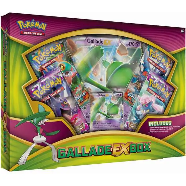 Pokemon XY Gallade EX Box [4 Booster Packs, Promo Card & Oversize Card]