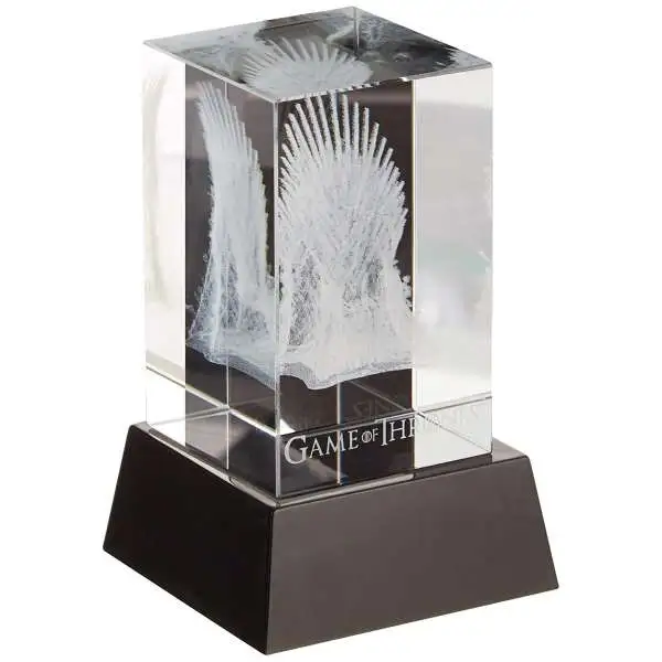 Game of Thrones 3D Crystal Iron Throne Illumination Base Statue