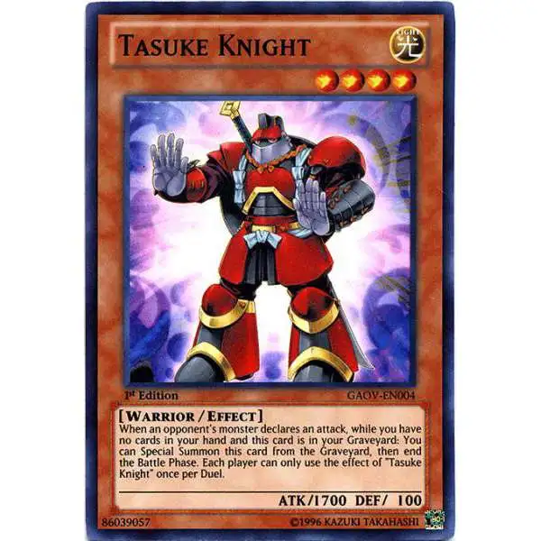 YuGiOh YuGiOh 5D's Galactic Overlord Super Rare Tasuke Knight GAOV-EN004