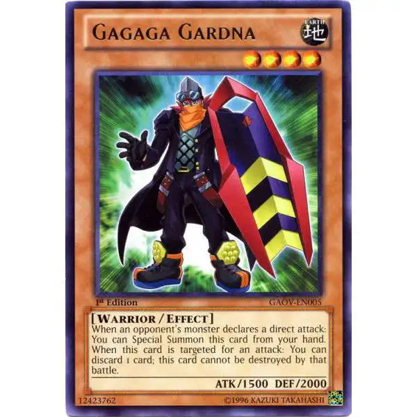 YuGiOh YuGiOh 5D's Galactic Overlord Rare Gagaga Gardna GAOV-EN005