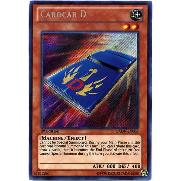 YuGiOh YuGiOh 5D's Galactic Overlord Secret Rare Cardcar D GAOV-EN006
