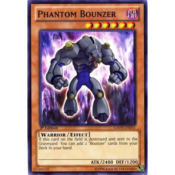 YuGiOh YuGiOh 5D's Galactic Overlord Common Phantom Bounzer GAOV-EN011