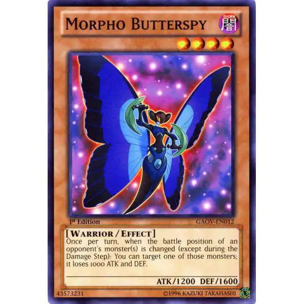 YuGiOh YuGiOh 5D's Galactic Overlord Common Morpho Butterspy GAOV-EN012