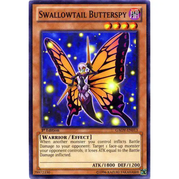 YuGiOh YuGiOh 5D's Galactic Overlord Common Swallowtail Butterspy GAOV-EN013