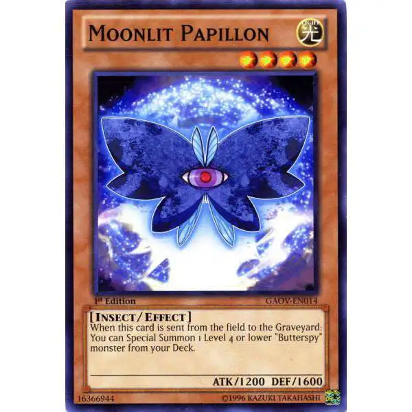 YuGiOh YuGiOh 5D's Galactic Overlord Common Moonlit Papillon GAOV-EN014