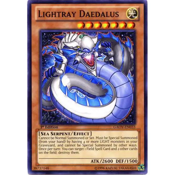 YuGiOh YuGiOh 5D's Galactic Overlord Common Lightray Daedalus GAOV-EN033