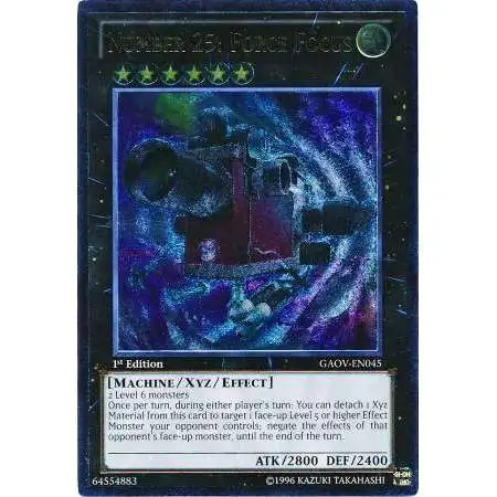 YuGiOh YuGiOh 5D's Galactic Overlord Ultimate Rare Number 25: Force Focus GAOV-EN045