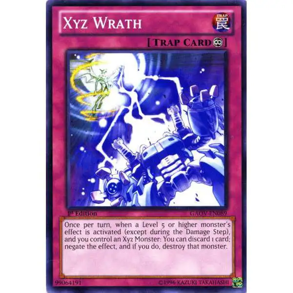 YuGiOh YuGiOh 5D's Galactic Overlord Common Xyz Wrath GAOV-EN089