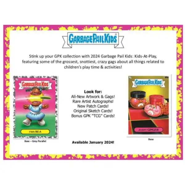 Garbage Pail Kids Topps 2024 Series One Trading Card HOBBY COLLECTOR