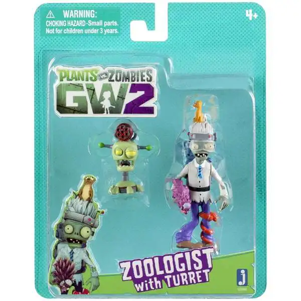 Plants vs. Zombies Garden Warfare 2 Zoologist with Turret Figure 2-Pack