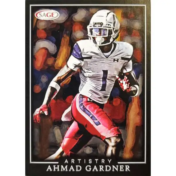 2022 Prizm Rookie Gear Silver #18 Ahmad Gardner NY Jets Jersey