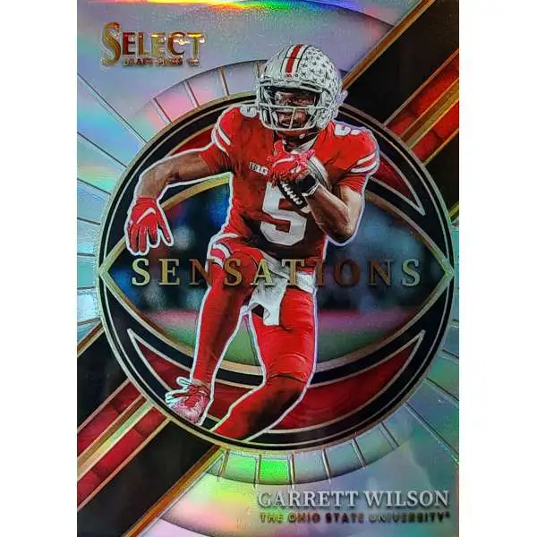 NFL 2022 Panini Select Draft Picks Silver Holo Garrett Wilson SEGW [Sensations]