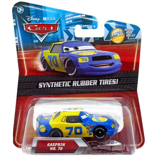 Disney / Pixar Cars Synthetic Rubber Tires Gasprin Exclusive Diecast Car