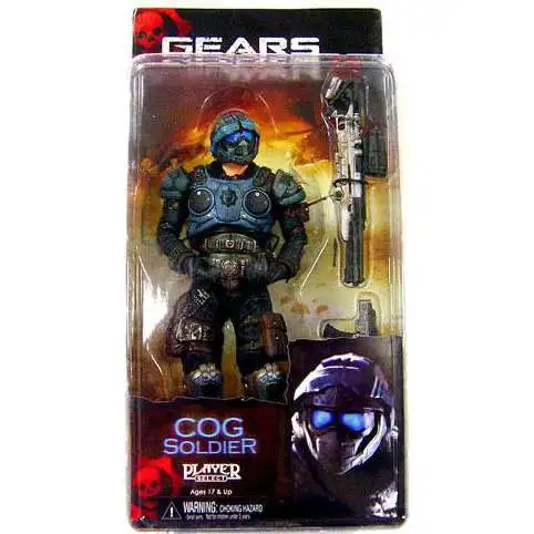 NECA Gears of War Series 3 COG Soldier Action Figure Sniper Rifle