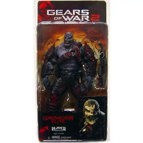 NECA Gears of War 2 Series 4 Locust Grenadier Action Figure Elite