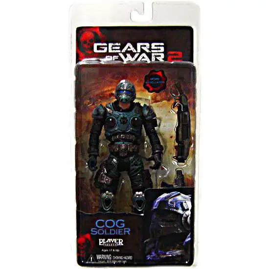 NECA Gears of War 2 Series 5 COG Soldier Action Figure [Shotgun & Lancer]