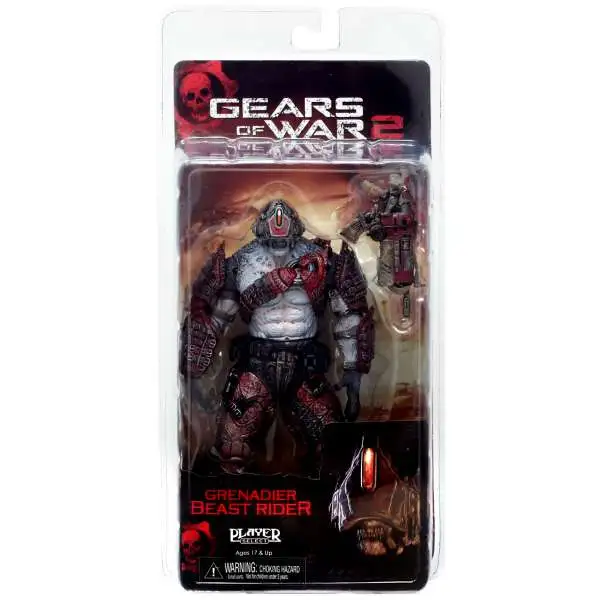 NECA Gears of War 2 Series 5 Grenadier Beast Rider Action Figure [Locust]