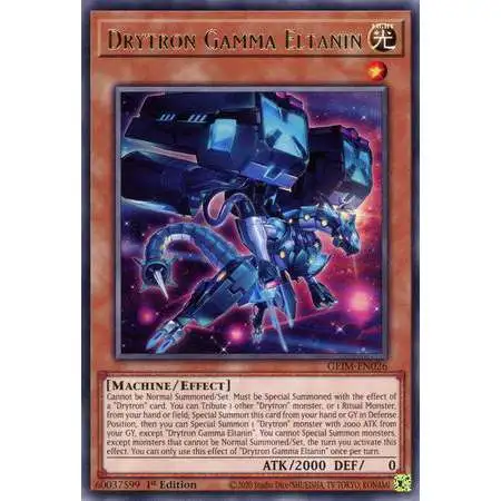 YuGiOh Genesis Impact Rare Drytron Gamma Eltanin GEIM-EN026