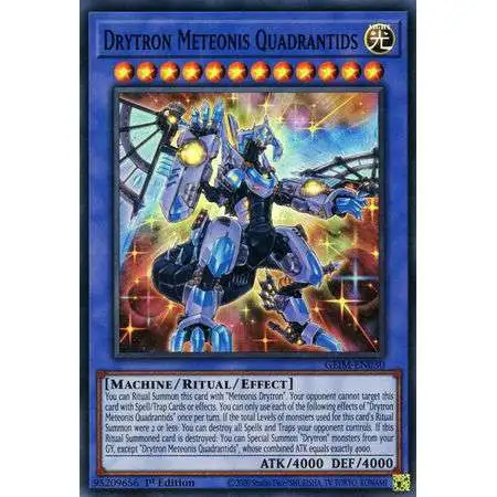 YuGiOh Genesis Impact Super Rare Drytron Meteonis Quadrantids GEIM-EN030
