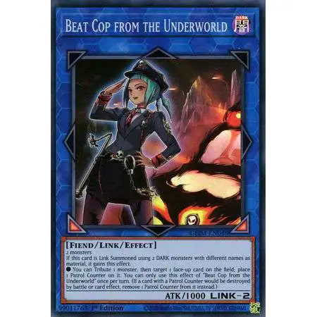 YuGiOh Genesis Impact Super Rare Beat Cop from the Underworld GEIM-EN048