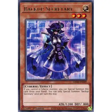 YuGiOh Genesis Impact Rare Backup Secretary GEIM-EN049