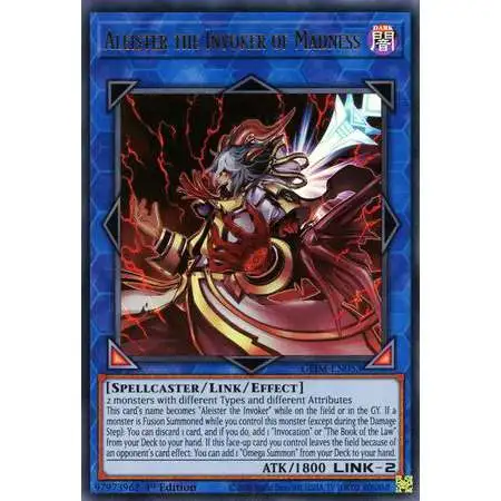 YuGiOh Genesis Impact Ultra Rare Aleister the Invoker of Madness GEIM-EN053