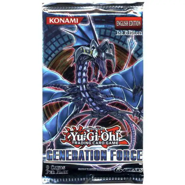 YuGiOh Generation Force Booster Pack [9 Cards]