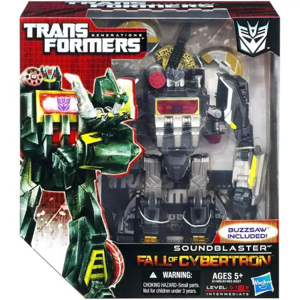 Transformers Generations Fall of Cybertron Soundblaster Voyager Action Figure [Damaged Package]
