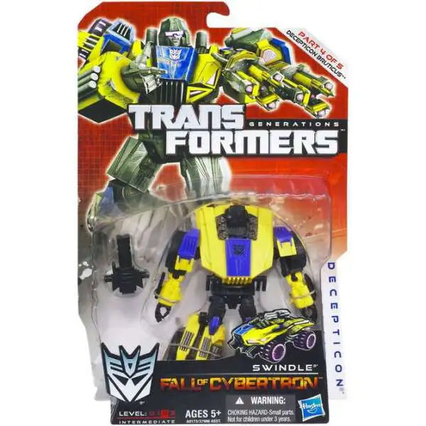 Transformers Generations Fall of Cybertron Swindle Deluxe Action Figure [Damaged Package]