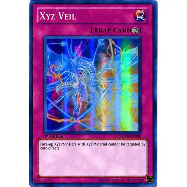 YuGiOh Trading Card Game Generation Force Super Rare Xyz Veil GENF-EN000