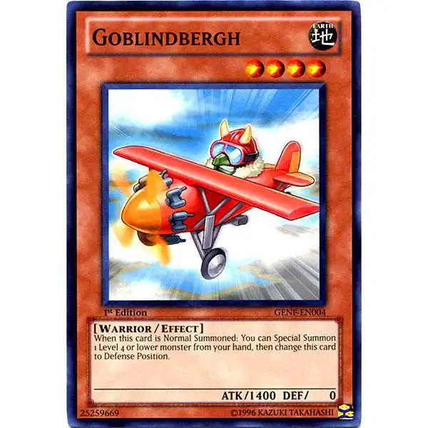 YuGiOh Trading Card Game Generation Force Common Goblindbergh GENF-EN004
