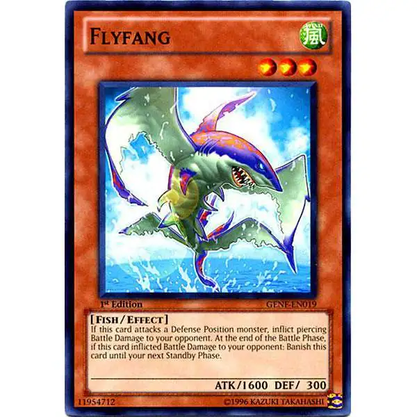 YuGiOh Trading Card Game Generation Force Common Fly-Fang GENF-EN019