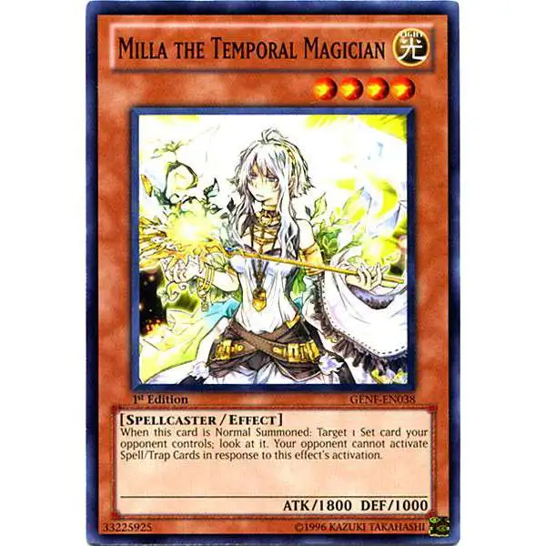 YuGiOh Trading Card Game Generation Force Common Milla the Temporal Magician GENF-EN038