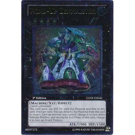 YuGiOh Trading Card Game Generation Force Ultimate Rare Wind-Up Zenmaister GENF-EN042